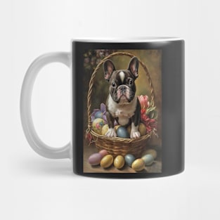 French Bulldog Easter Basket Card Mug